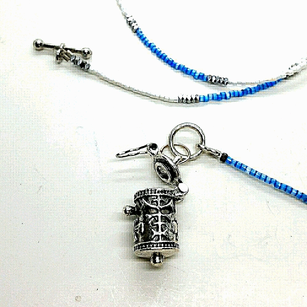 21.5 inch toggle bracelet w/prayer box charm